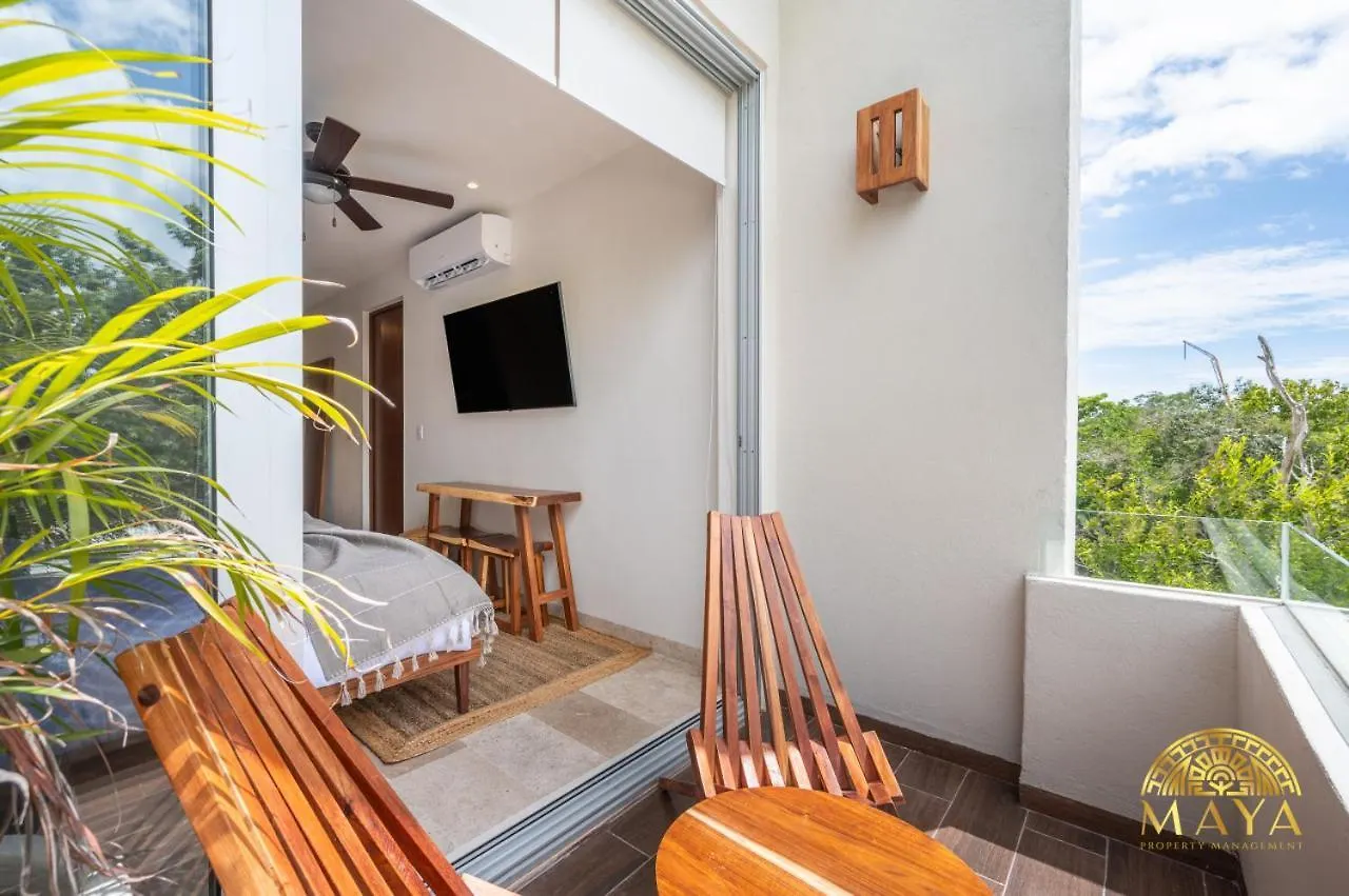Nhoa 311A Lux 2Br Condo Pool View In Aldea Zama Tulum Messico